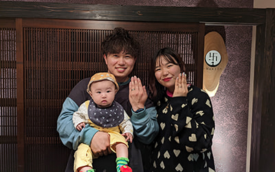 京都府向日市のお二人┃和の風景を結婚指輪