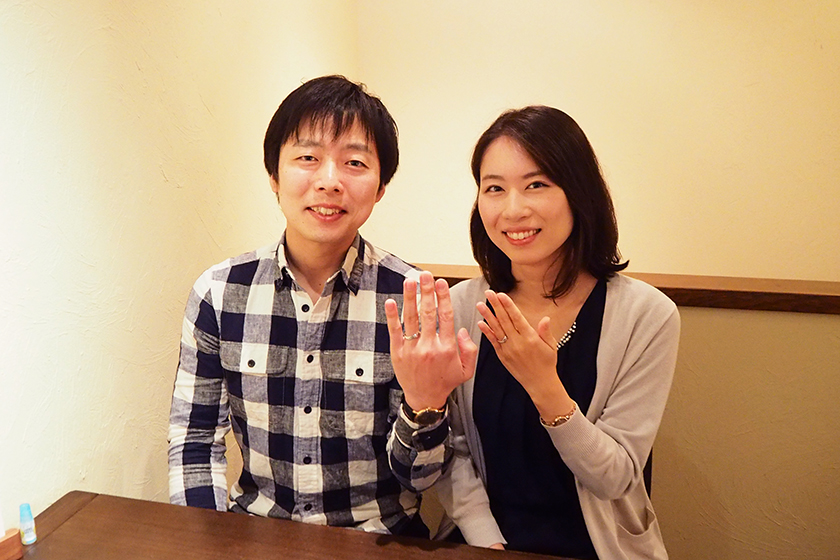 佐賀県のT様とA様┃婚約指輪・結婚指輪