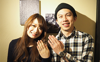 広島県広島市のS様・S様┃和風情ある京都らしい結婚指輪