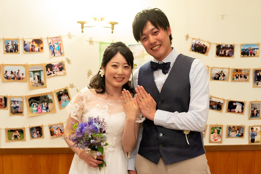 茨城県つくば市の智様・すみれ様┃婚約指輪・結婚指輪