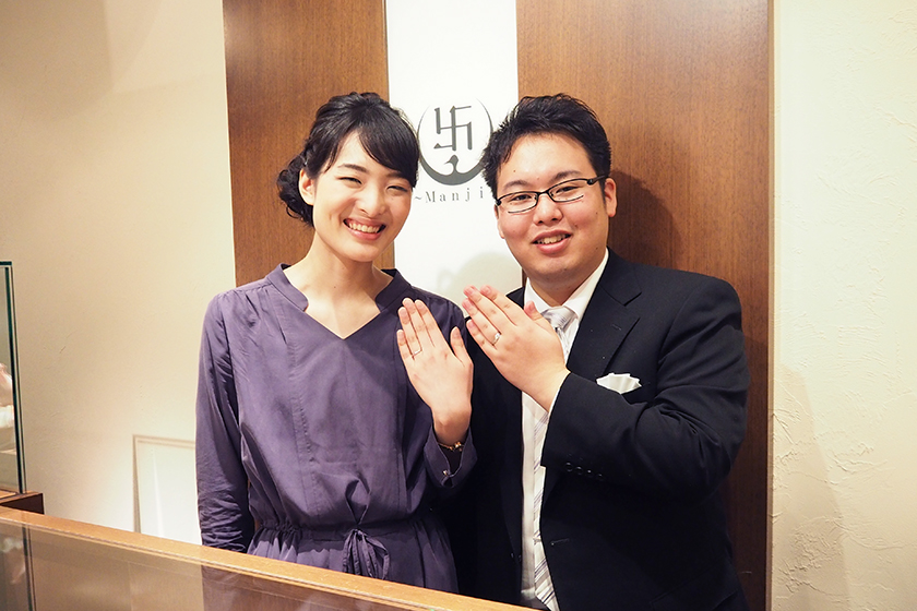 東京都江戸川区の駿様・彩香様┃結婚指輪