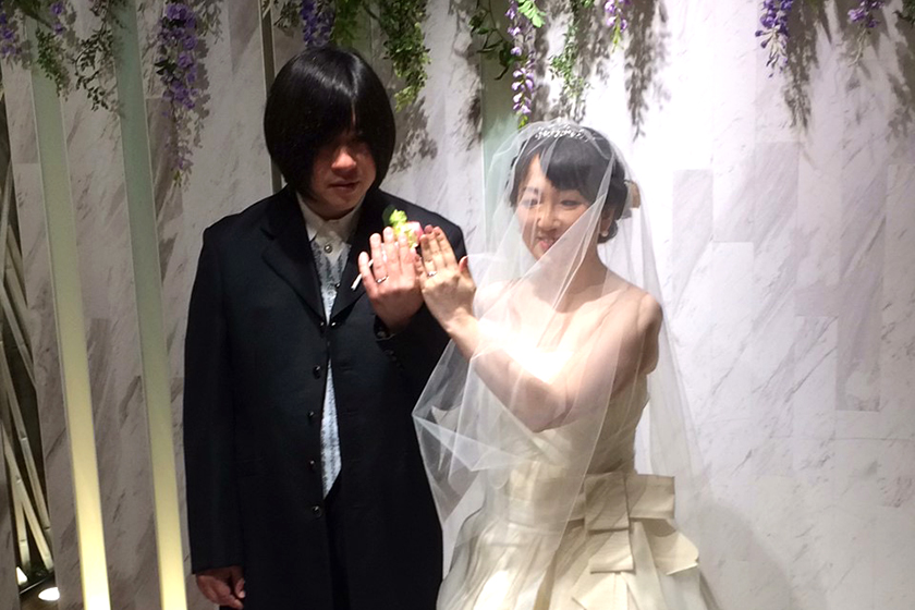 大阪府吹田市の仁様・典子様┃結婚指輪