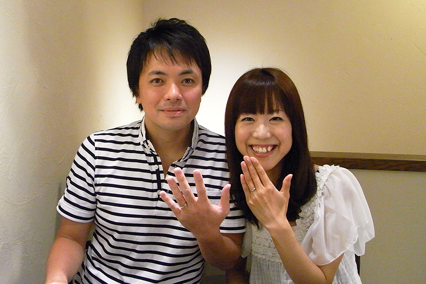 京都市南区の力哉様・由佳様┃結婚指輪・ペンダント