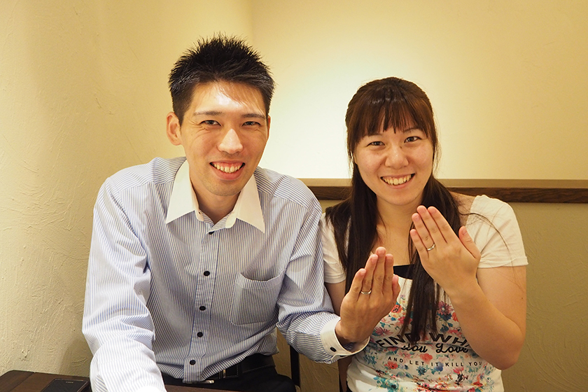 京都市西京区の大海様・まな美様┃結婚指輪