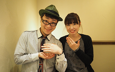 京都市西京区の宗様・友実様┃京都ならではの結婚指輪