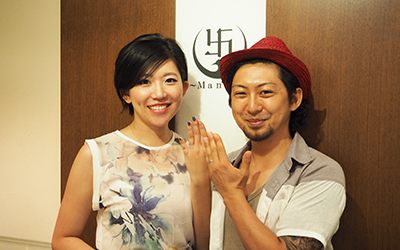 京都伏見区の大輔様・由美子様┃ネックレス＆結婚指輪