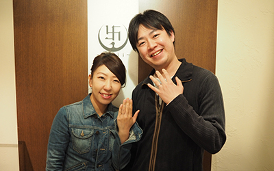 京都市北区の恵太様・千尋様┃気になる結婚指輪