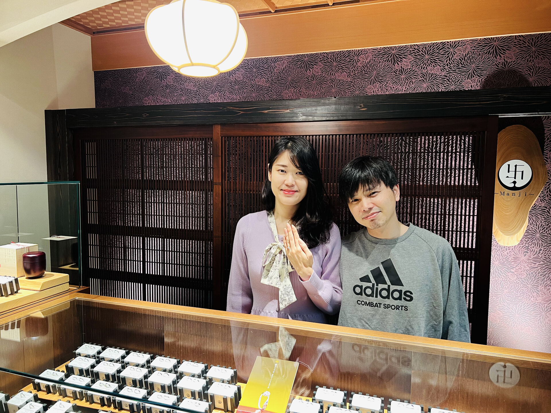 京都市南区のお二人┃婚約指輪・結婚指輪