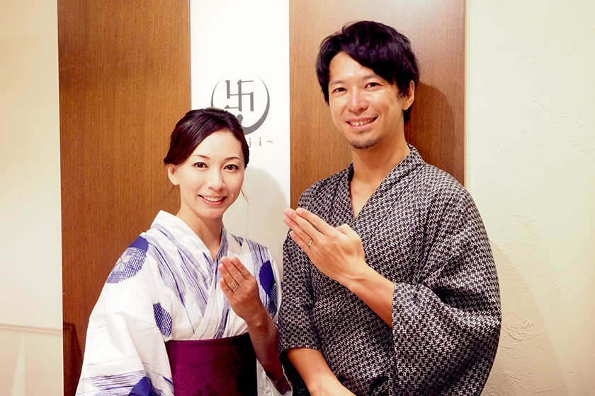 滋賀県大津市の健一様・仁美様┃結婚指輪