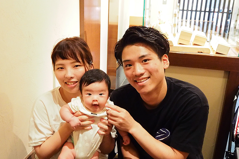 京都市中京区の龍輝様・香旺里様┃結婚指輪