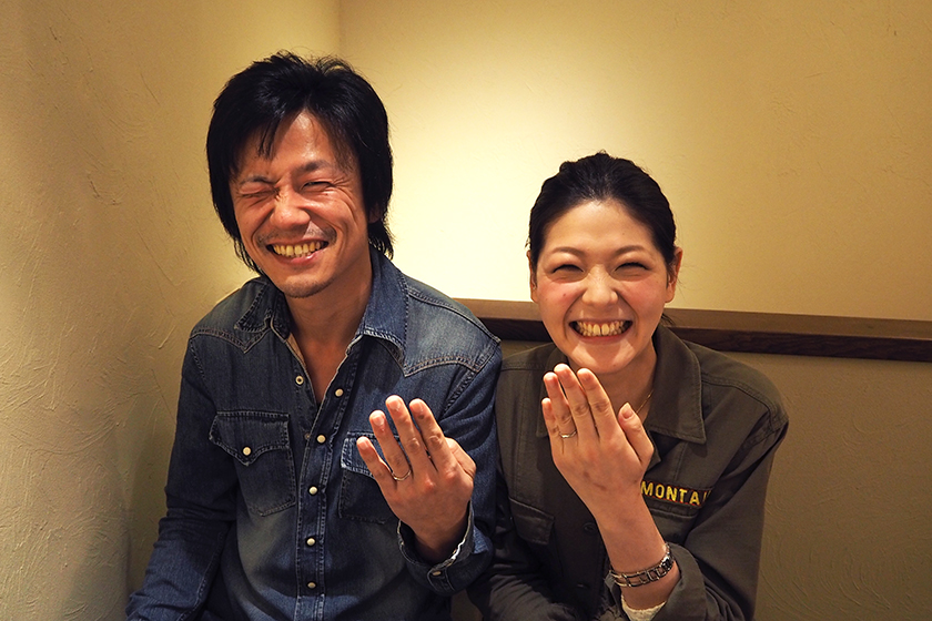京都市東山区の正樹様・美樹様┃結婚指輪