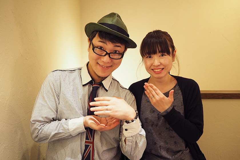 京都市西京区の崇様・友実様┃結婚指輪