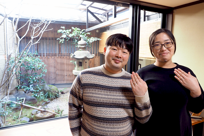 兵庫県たつの市のT様・N様┃結婚指輪