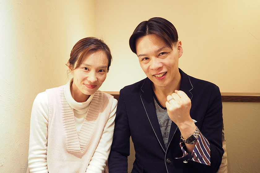 京都市伏見区の真司様・香里様┃結婚指輪