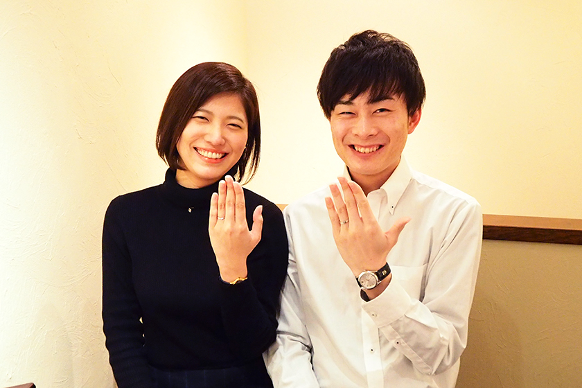 京都市下京区の翔太様・保希様┃結婚指輪