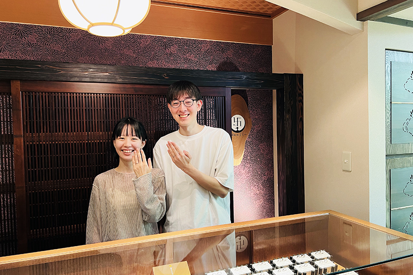 新潟県見附市のお二人┃結婚指輪