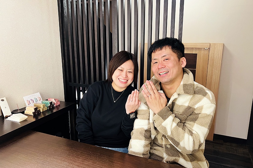 兵庫県加古川市のお二人┃結婚指輪