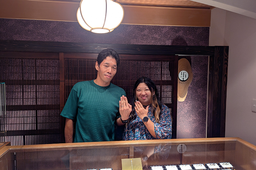 大阪市住吉区のお二人┃結婚指輪