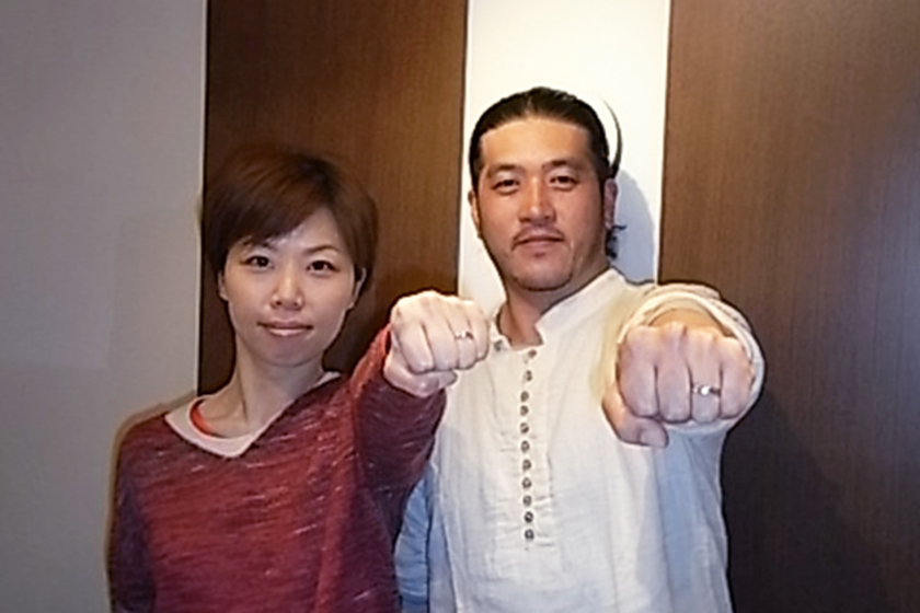 富山県富山市の宣樹様・麻子様┃結婚指輪