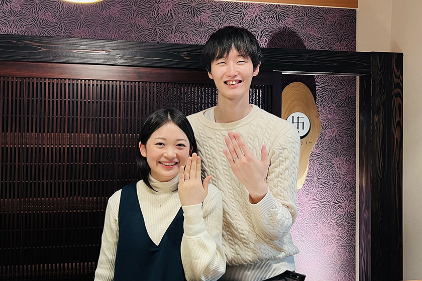 福井県福井市の健太様・佑里恵様┃結婚指輪