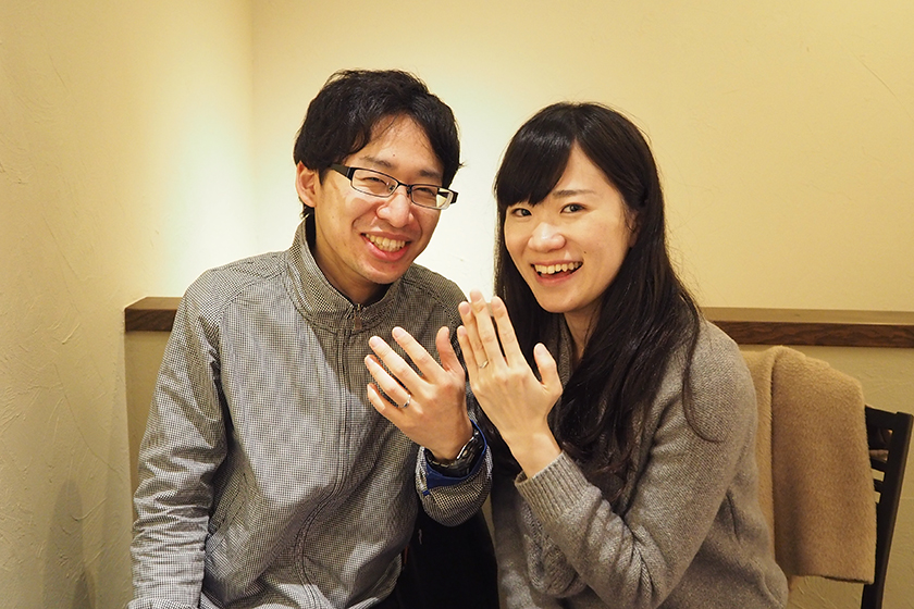京都市左京区の直也様・美里様┃結婚指輪