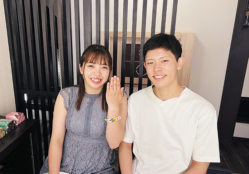 京都市下京区の峻佑様・遥様┃婚約指輪
