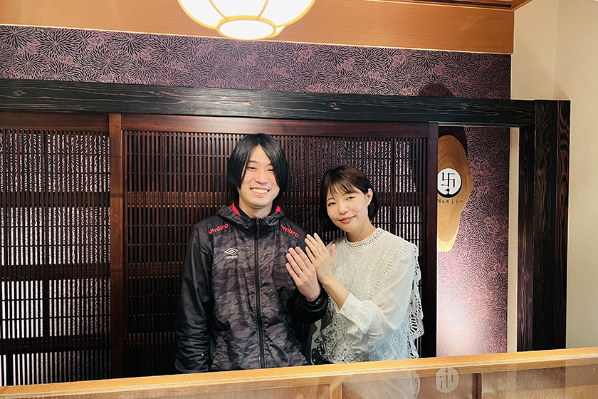 大阪府茨木市のお二人┃結婚指輪
