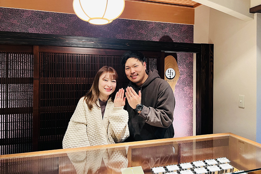 兵庫県芦屋市の侑馬様・遥様┃結婚指輪