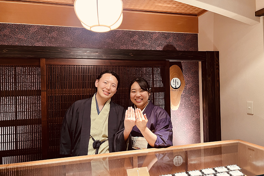東京都西東京市のお二人┃婚約指輪・結婚指輪