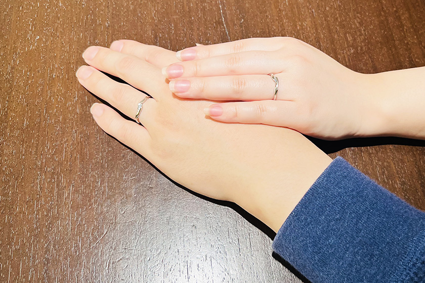 京都市右京区のお二人┃結婚指輪